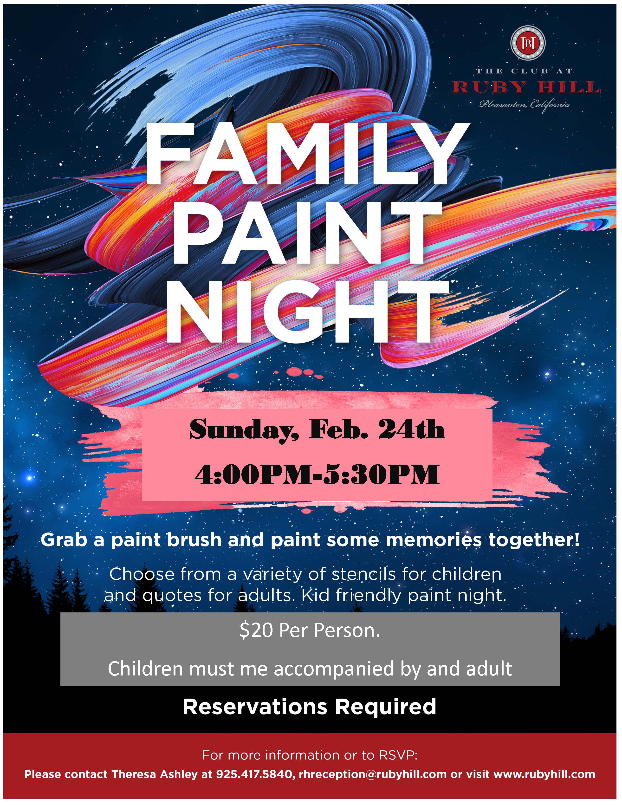 Family Nite: Kids' Paint Nites & More with